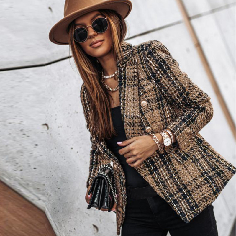 Tailored Button Blazer with Pockets