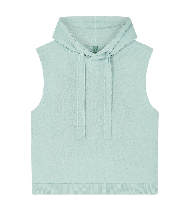Organic Hooded Tank Top: Womens
