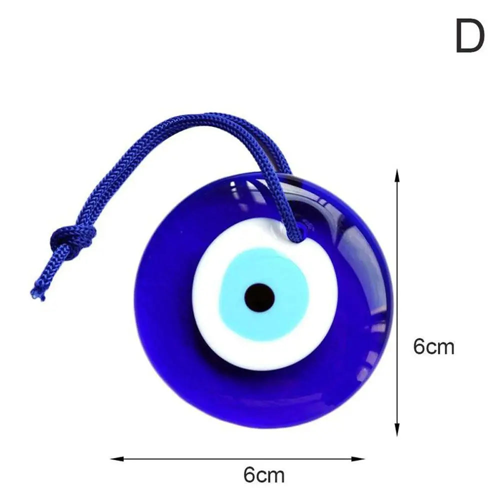 1 Stück Blauer Glas Türkischer Griechischer Böser Blick Charm Anhänger Dekoration Ornament Auto Zuhause Amulett Deko Boho
