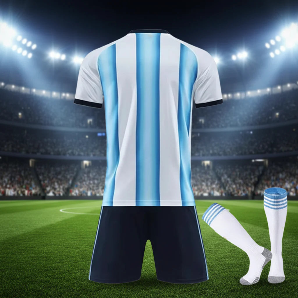 Argentinien Weltmeisterschaft Trikot 2026 Herren Atmungsaktiv Set