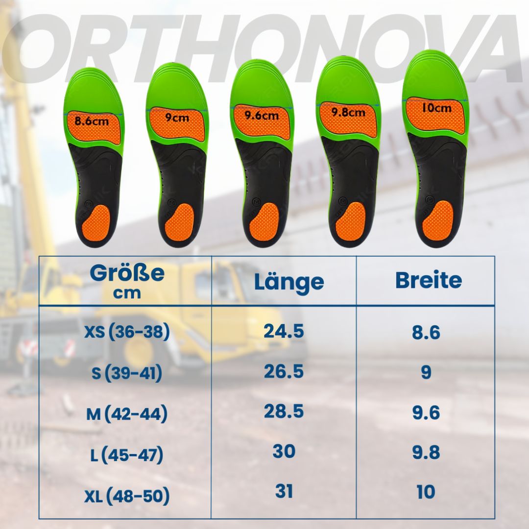 Insoles for Shoes | Comfortable Shoe Insoles | Orthopedic Insoles | Orthonova (Set of 2)