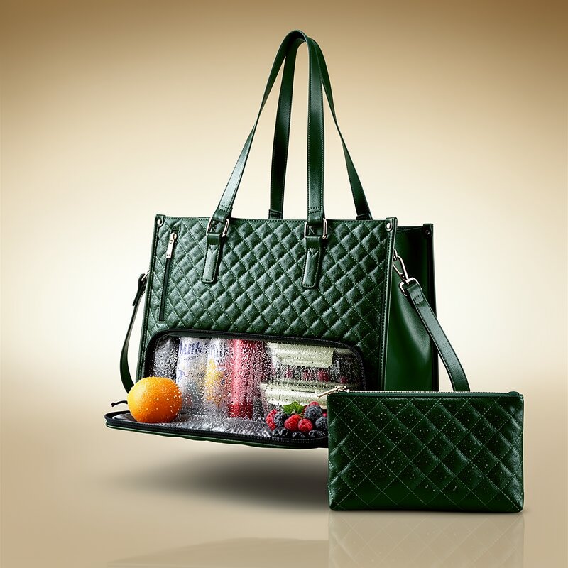 Handbag with Cooling Compartment for Women | Shoulder Bag with Cooling Function | FreshLuxe