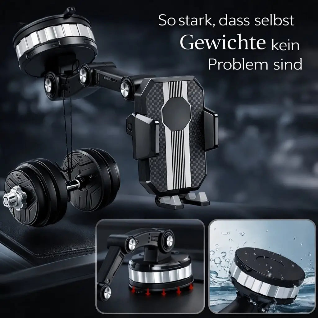 Car Phone Holder | Phone Holder with Suction Cup & 360° Rotation | LuxGrip