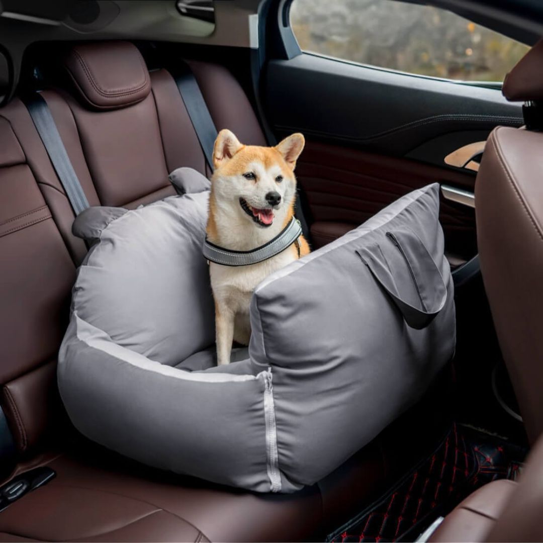 Dog Car Seat | Dog Seat for Back Seat | Dog Car Transport Box | Dog Box