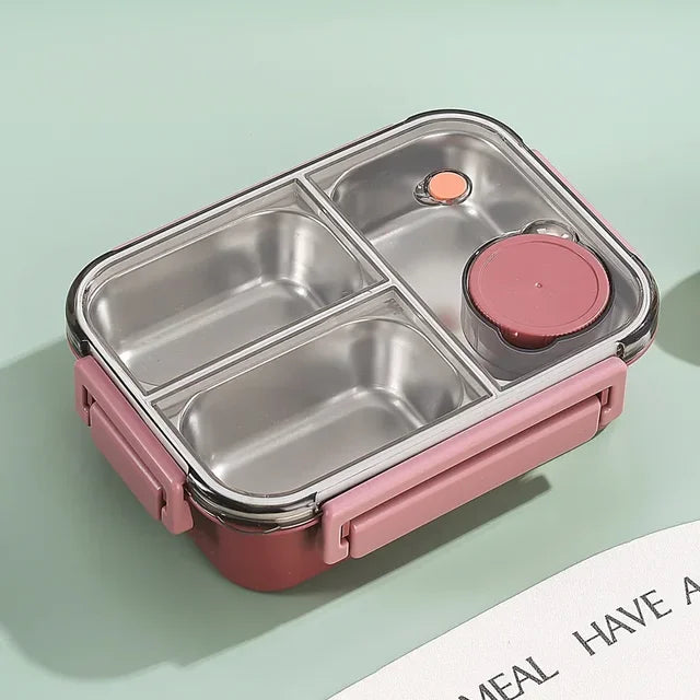 Lunch Box | Thermos Container for Food | Lunch Box with Compartments Made of Stainless Steel | Heat Container | Esskraft