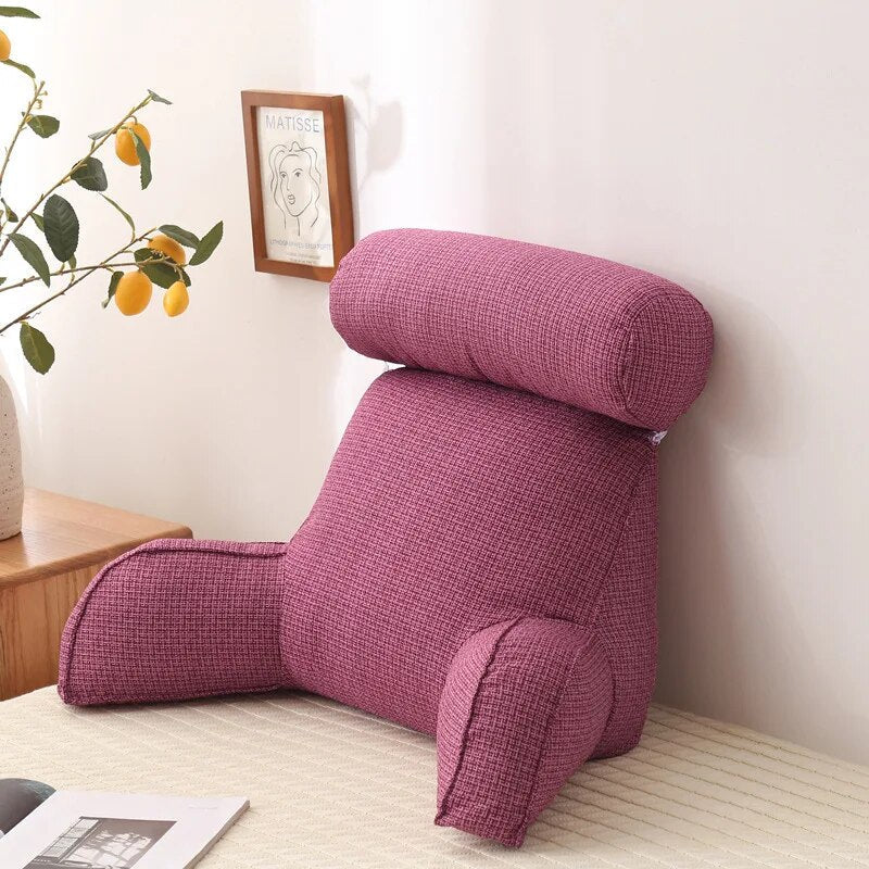 Rücken Kissen & Lesekissen | Kissen für Bett & Sofa mit Armlehnen | Relax Kissen