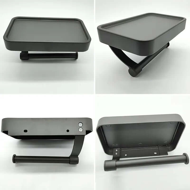 Stainless Steel Toilet Paper Holder | Toilet Paper Holder with Storage | WC Roll Holder | Rollix