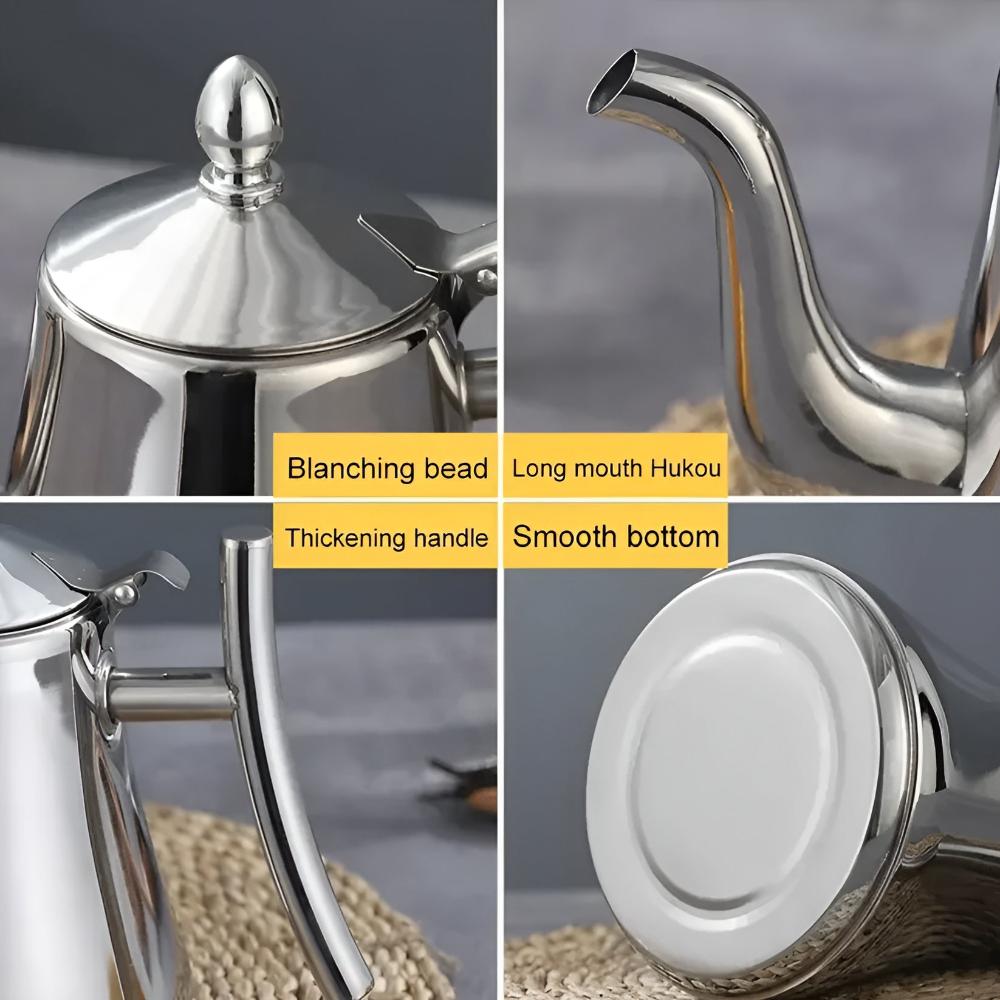 Stainless Steel Kettle with Filter | Teapot with Strainer | Steelia