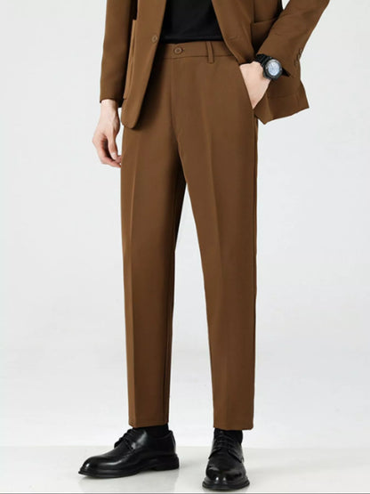 Herren Slim-Fit Business Casual Hosen