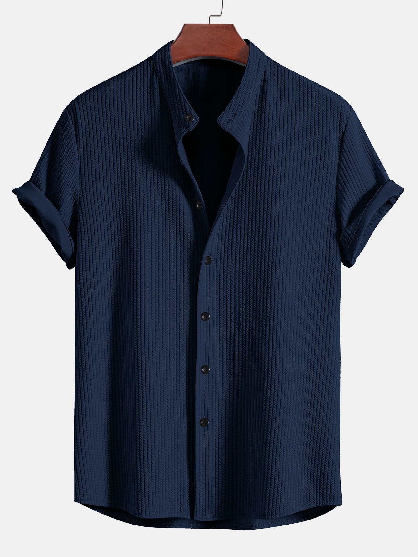 Markus | Ribbed Turtleneck Shirt with a Fitted cut