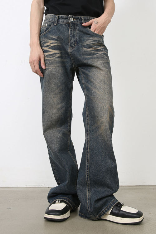 Herren Baggy Jeans mit Taschen
