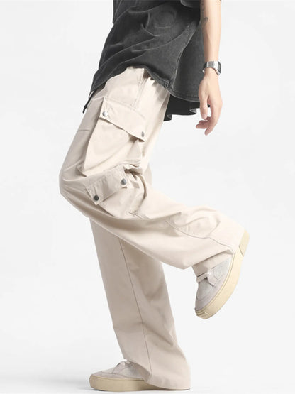 Herren Plus Size Weite Cargo-Hosen