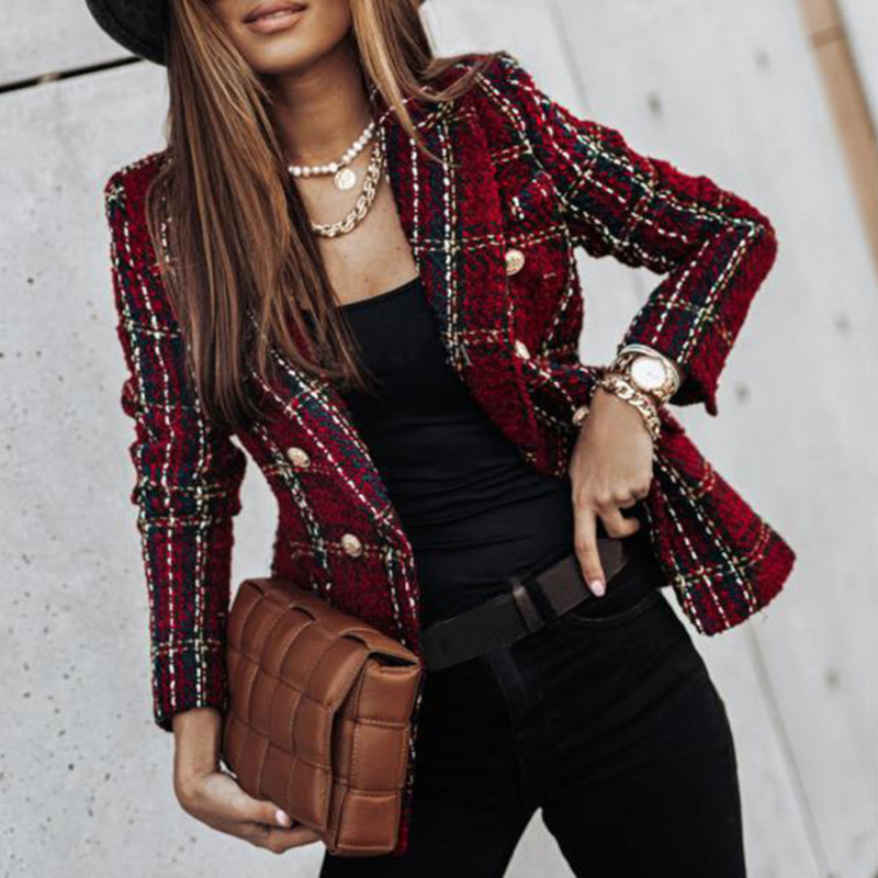 Tailored Button Blazer with Pockets