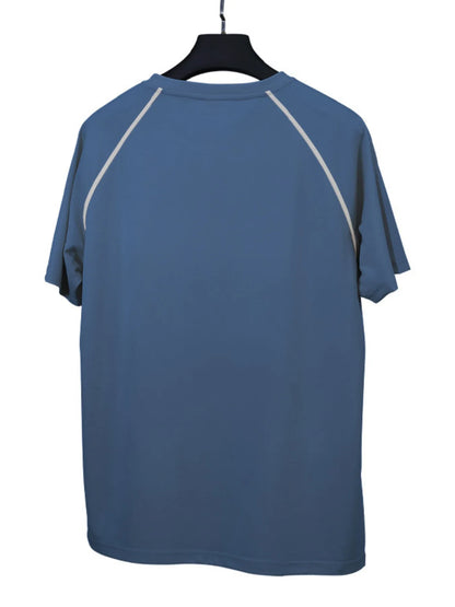Herren Vollgröße Rundhals T-Shirt und Shorts Set Übergröße