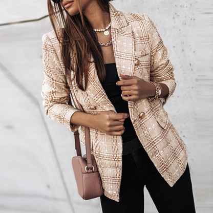 Tailored Button Blazer with Pockets