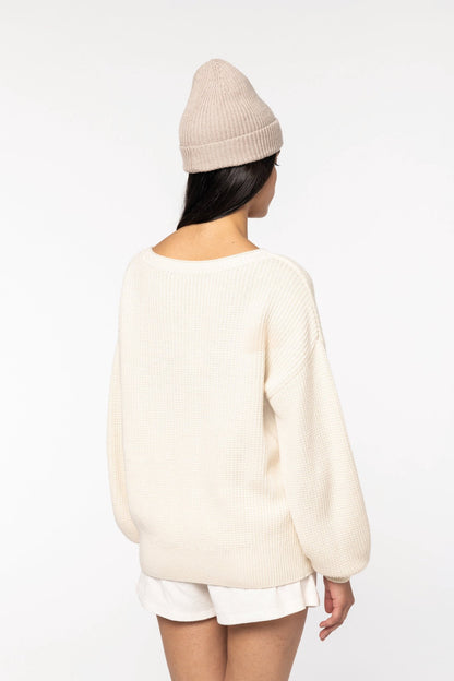 Merino Wool & Organic Cotton Jumper: Womens