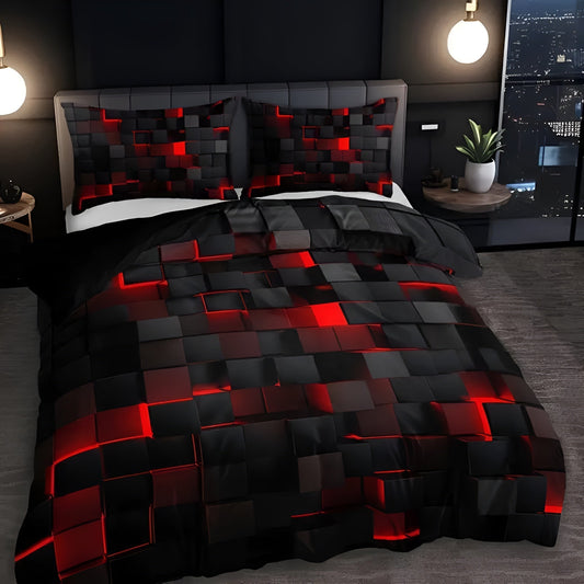 3D Bedding with Pillowcase | Bed Sheet for Gamers | Duvet Cover | Neonara