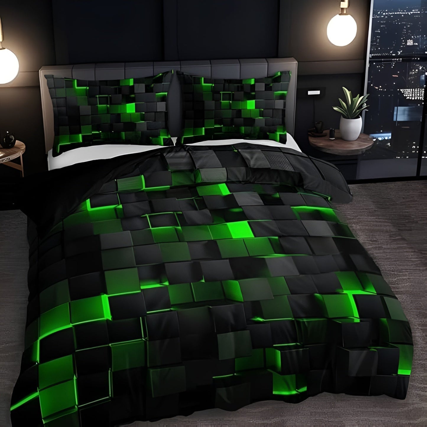 3D Bedding with Pillowcase | Bed Sheet for Gamers | Duvet Cover | Neonara