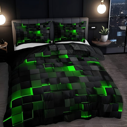 3D Bettwäsche mit Kissenbezug | Bettlaken für Gamer | Bettdeckenbezug | Neonara