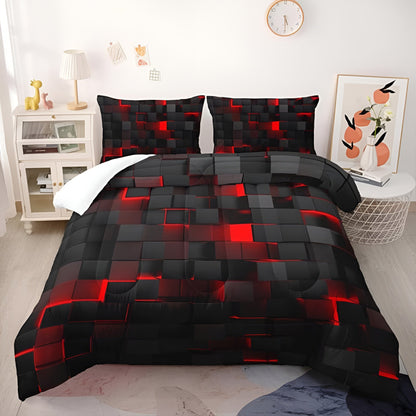 3D Bedding with Pillowcase | Bed Sheet for Gamers | Duvet Cover | Neonara