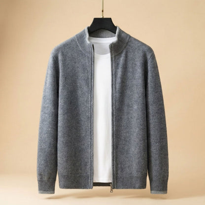 Slim Fit Zip-Up Sweater