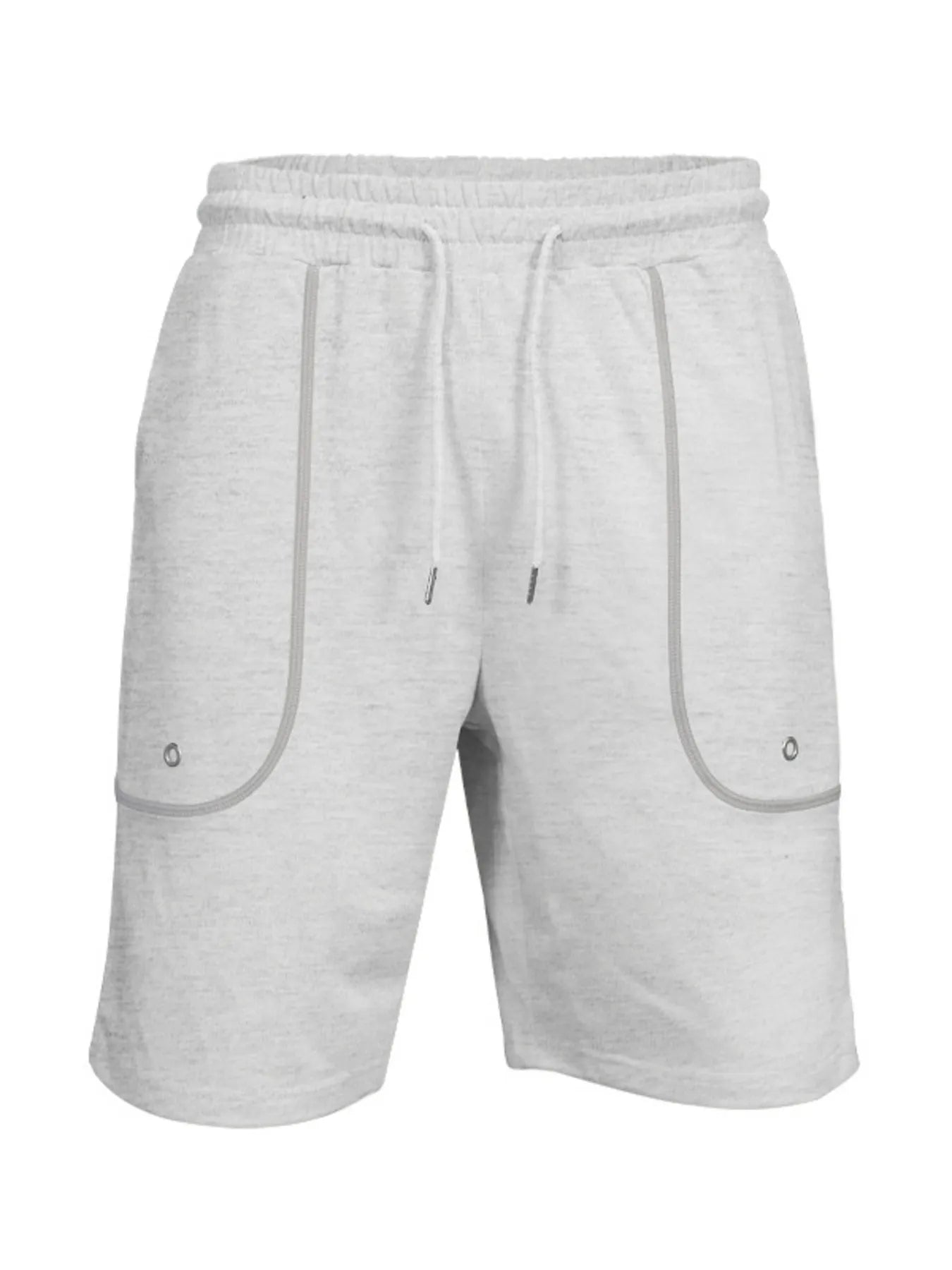 Herren Vollgröße Rundhals T-Shirt und Shorts Set Übergröße