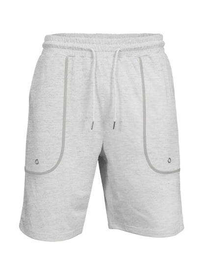 Herren Vollgröße Rundhals T-Shirt und Shorts Set Übergröße