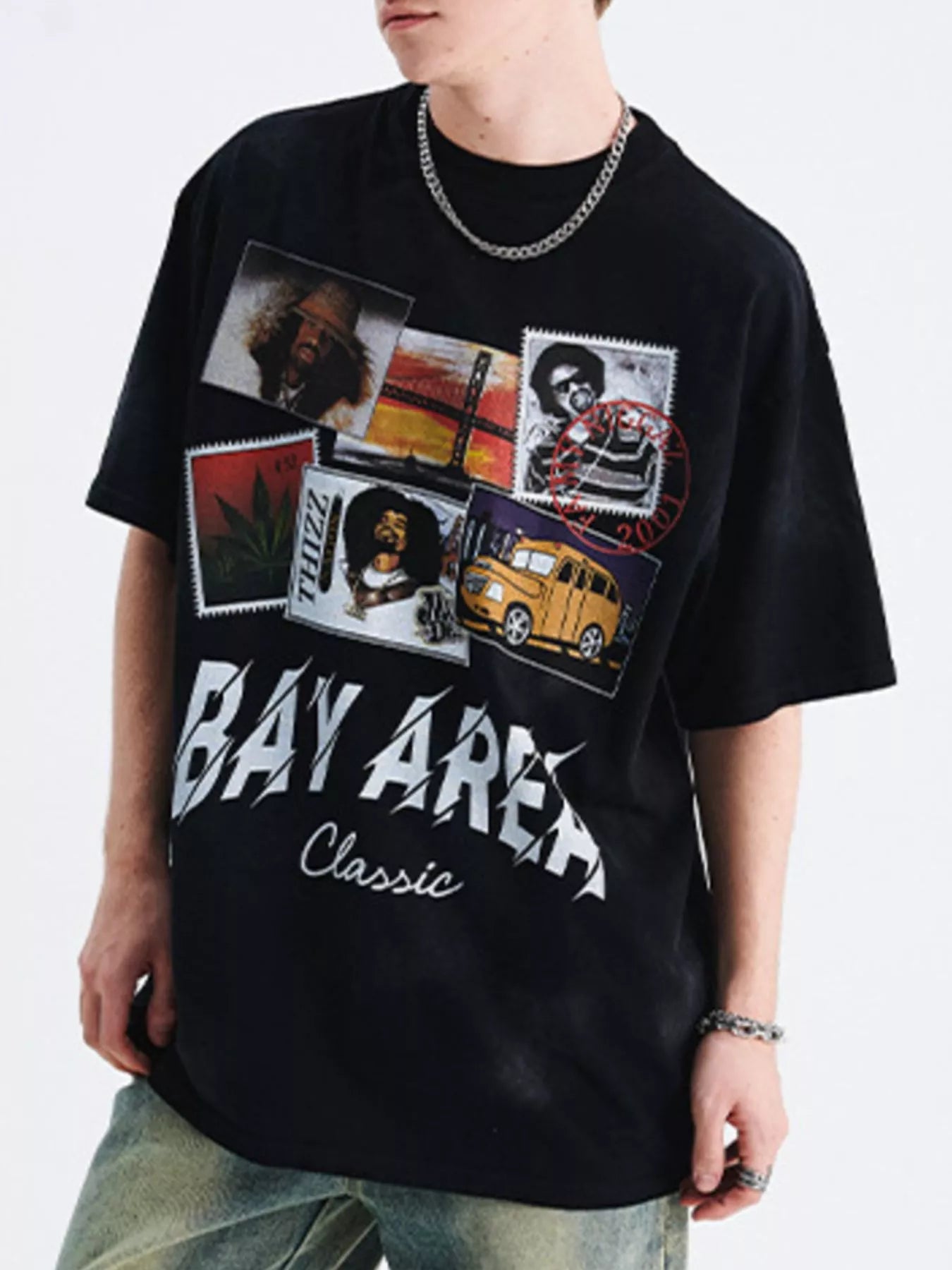 Herren Grafik Kurzarm T-Shirt