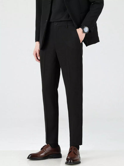 Herren Slim-Fit Business Casual Hosen