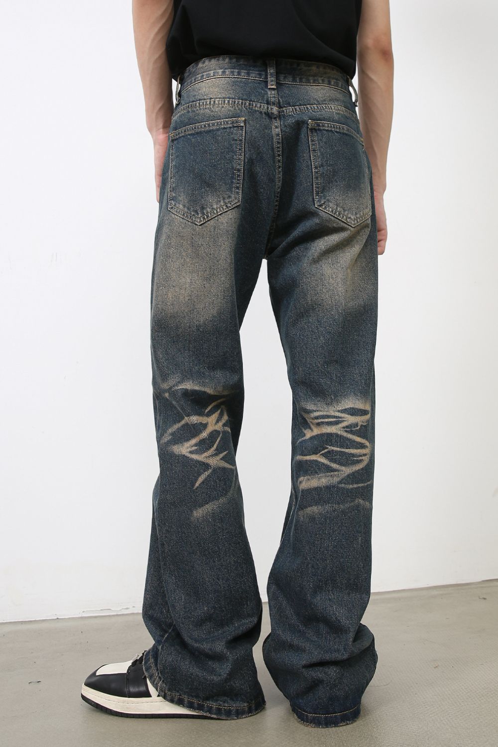 Herren Baggy Jeans mit Taschen