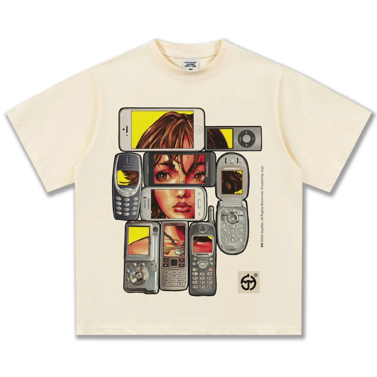 Herren Vintage-Waschung Grafik T-Shirt mit kurzem Arm