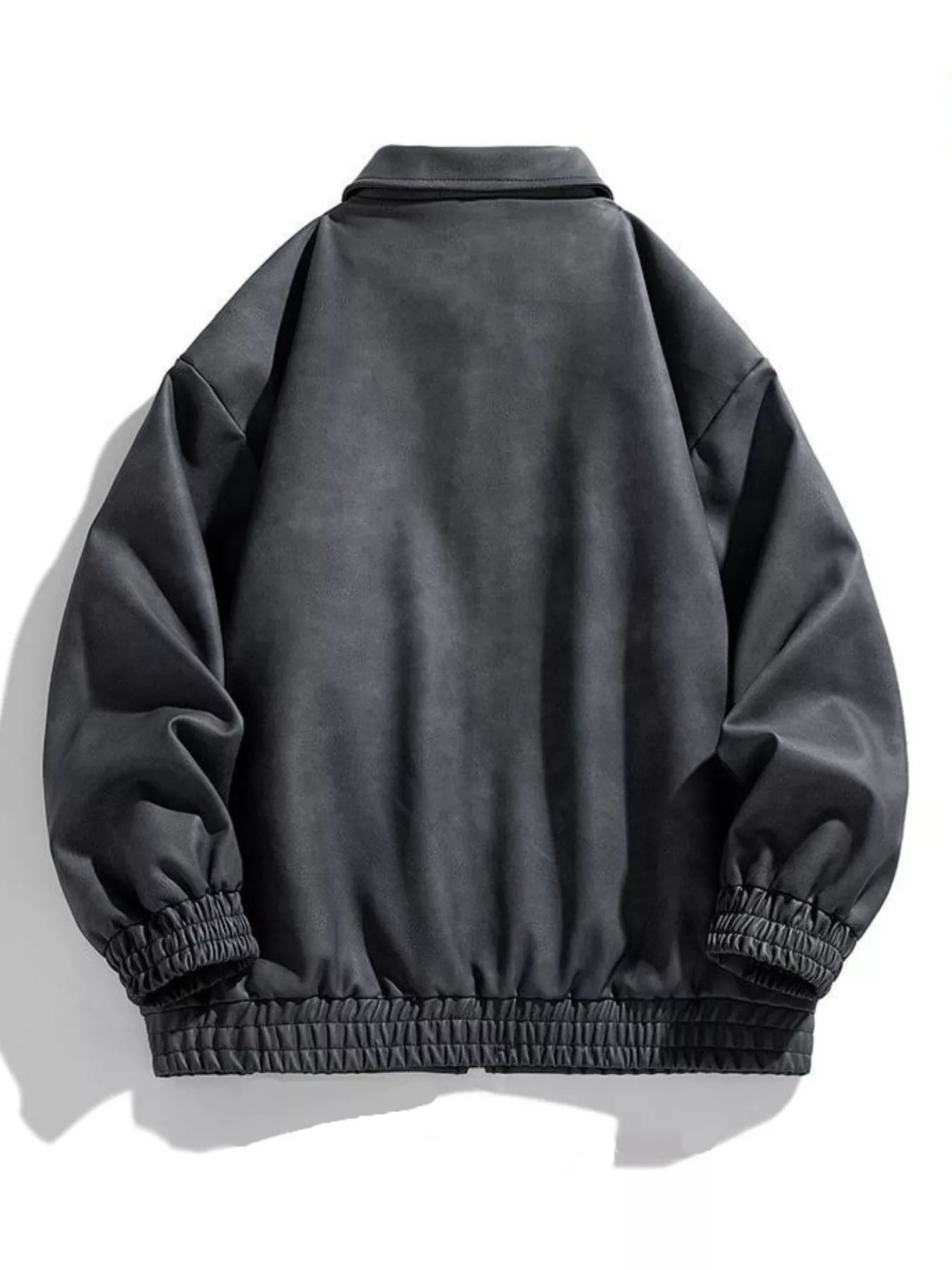 Herren Plus Size Fleecegefütterte Zip-Jacke