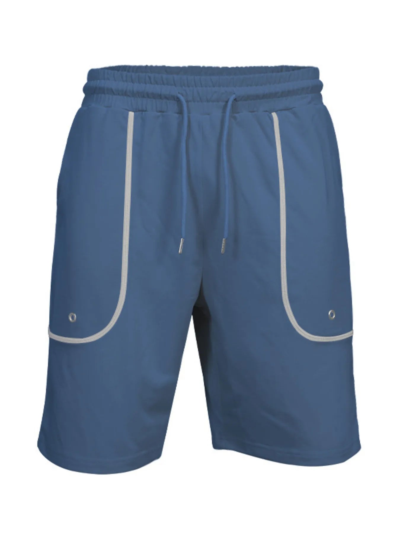 Herren Vollgröße Rundhals T-Shirt und Shorts Set Übergröße