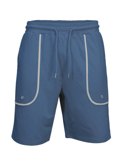 Herren Vollgröße Rundhals T-Shirt und Shorts Set Übergröße