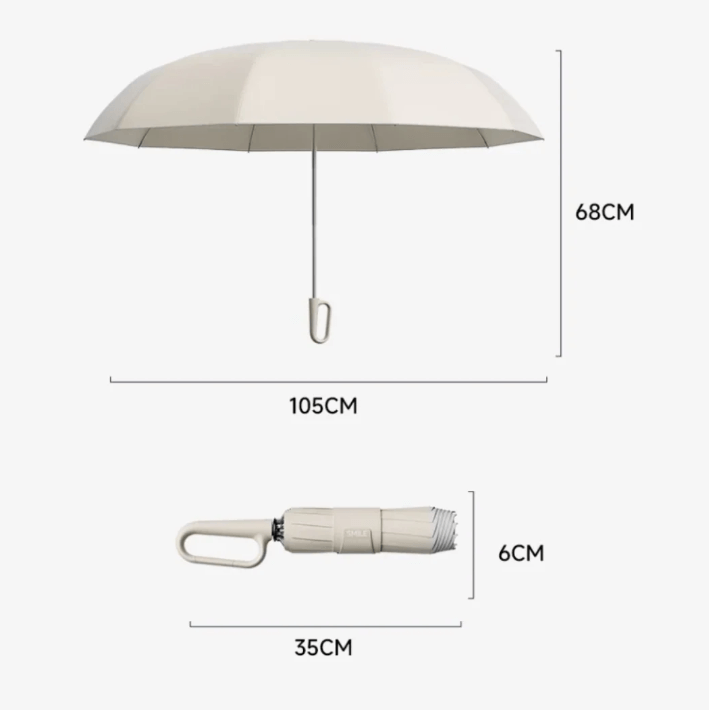 Umbrella with Reflectors | Stormproof & Durable | Schirmix