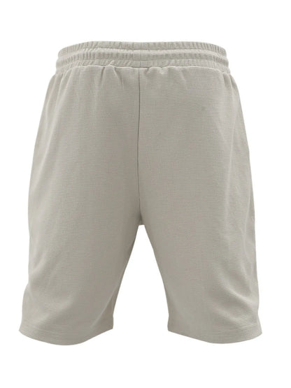 Herren T-Shirt mit Rundhalsausschnitt und Shorts Set in Übergröße
