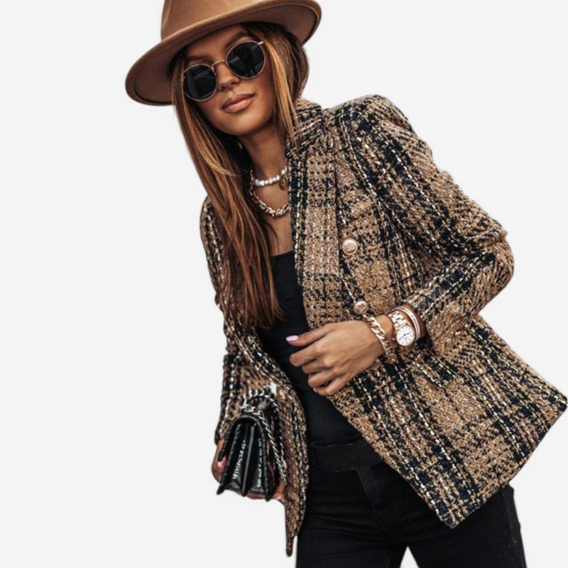 Tailored Button Blazer with Pockets