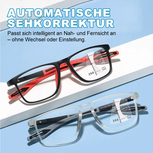 【+1.00 bis +4.00 intelligenter Zoom】Automatisch anpassende Weitsichtbrille - Kein Sehtest erforderlich
