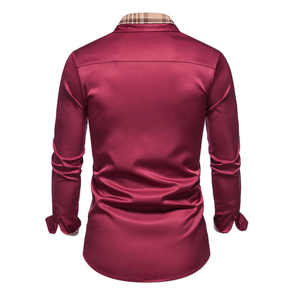 Noah - Casual Long Sleeve Shirt with Buttons and Pockets
