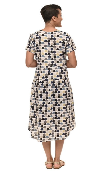 Carey Damen Kurzarmkleid in Brady