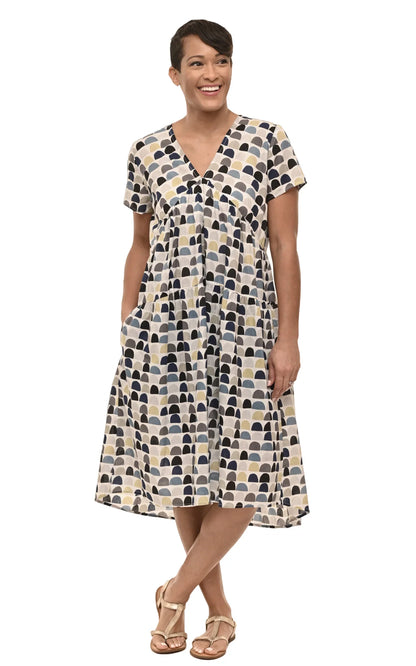 Carey Damen Kurzarmkleid in Brady