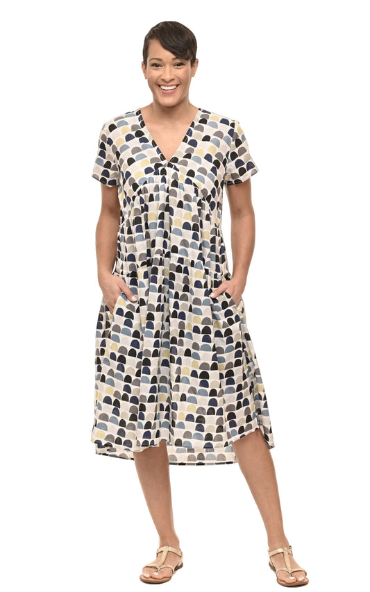 Carey Damen Kurzarmkleid in Brady
