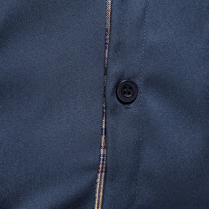 Noah - Casual Long Sleeve Shirt with Buttons and Pockets