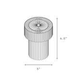 Cordless Mini Drum Table Lamp - USB-C Rechargeable Battery, Three Dimmable Brightness Settings, Portable Bedside Lamp | Premium Comfort Home & Wellness Product UK