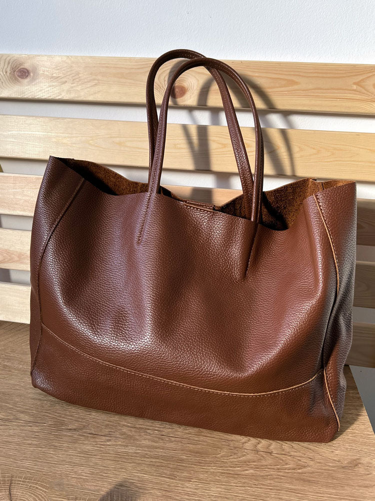 The Carryall Leather Tote