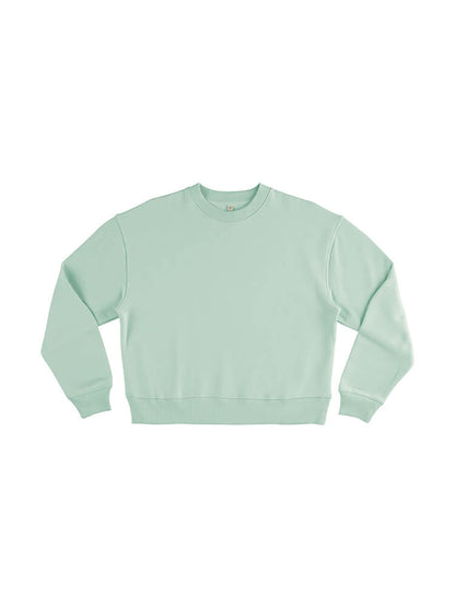 Organic Cotton Dropped Shoulder Sweatshirt: Womens