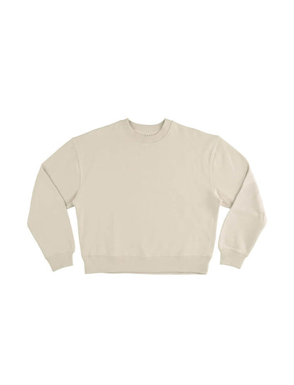 Organic Cotton Dropped Shoulder Sweatshirt: Womens