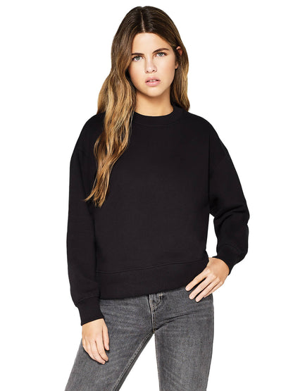 Organic Cotton Dropped Shoulder Sweatshirt: Womens