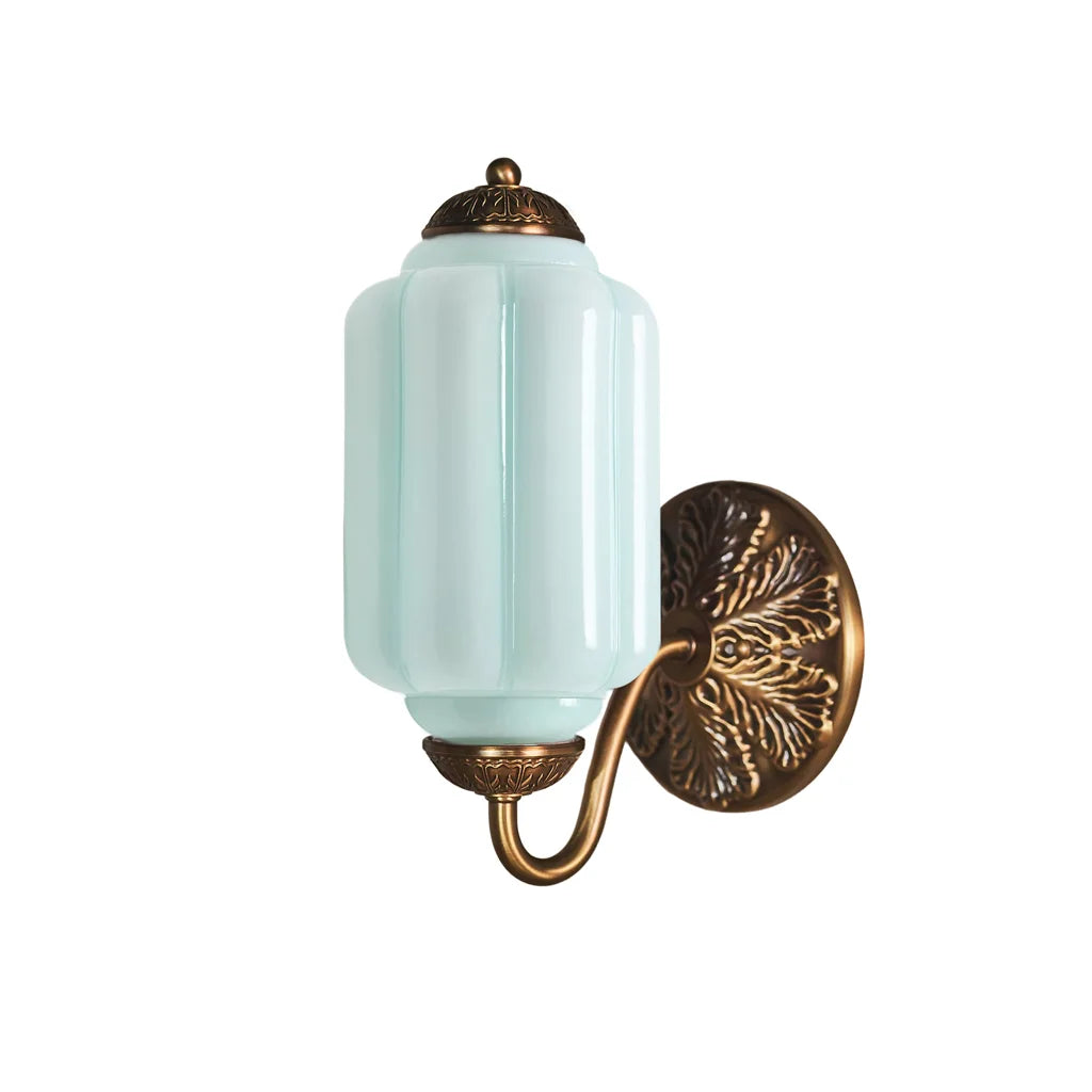 Elegant Milk Glass Wall Sconce – Wall Lamp for Ambient Lighting in Living Room, Hallway, or Bedroom | Premium Comfort Home & Wellness Product UK