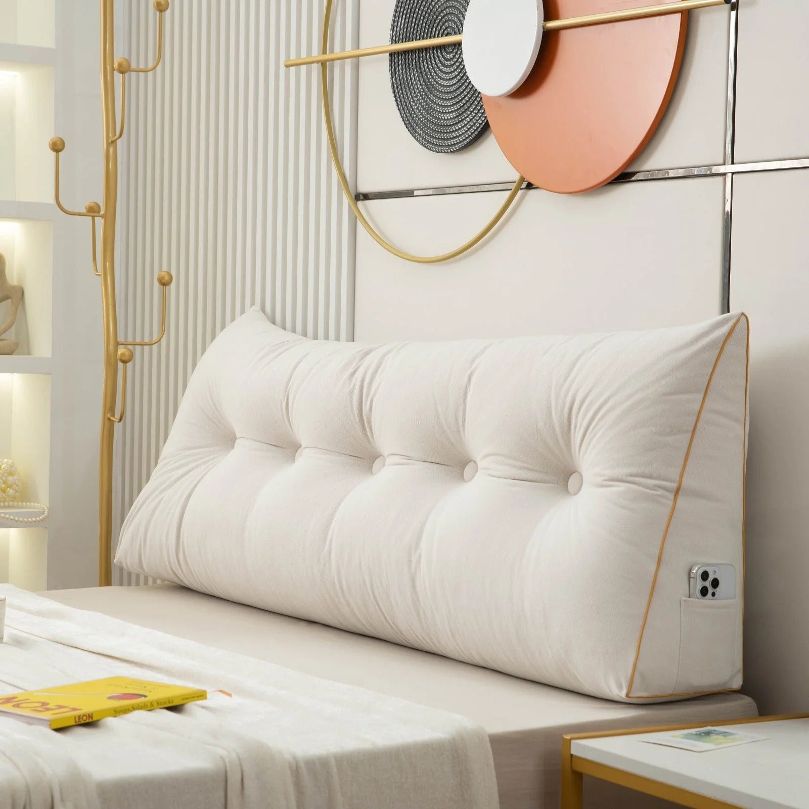 Ergonomic Bed Wedge Pillow for Back Support with Removable Cover – Multiple Sizes Available | Premium Comfort Cushion UK